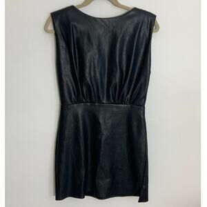 Lucy Paris Faux Leather Mini‎ dress size small